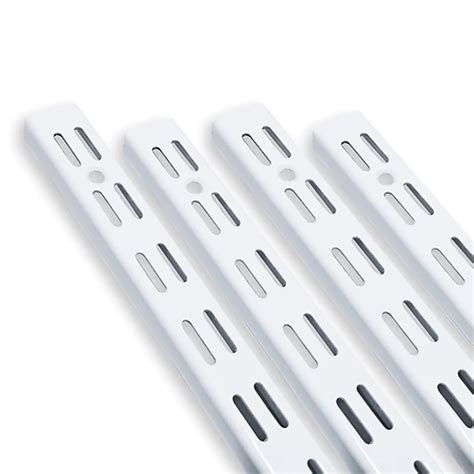 White Twin Slot Shelving Upright 1220mm .